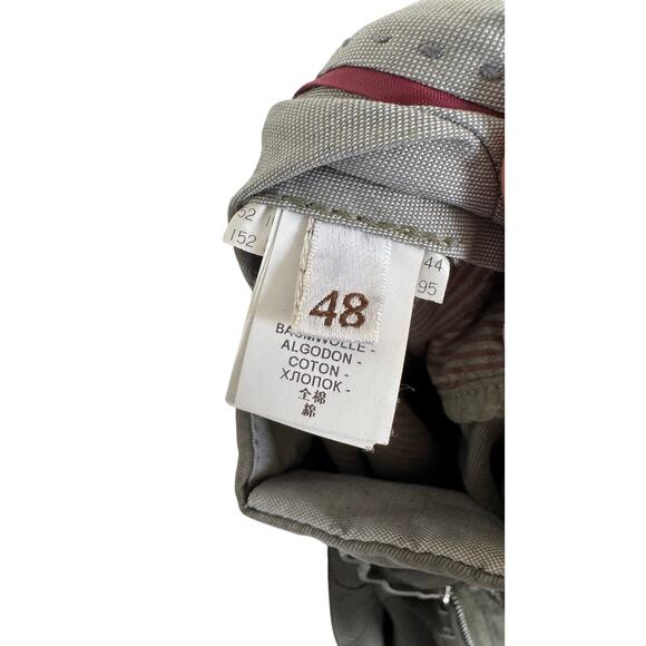 Brunello Cucinelli Men’s Cotton Cargo Pants Size 48 (32x30) Olive Green - Picture 10 of 12